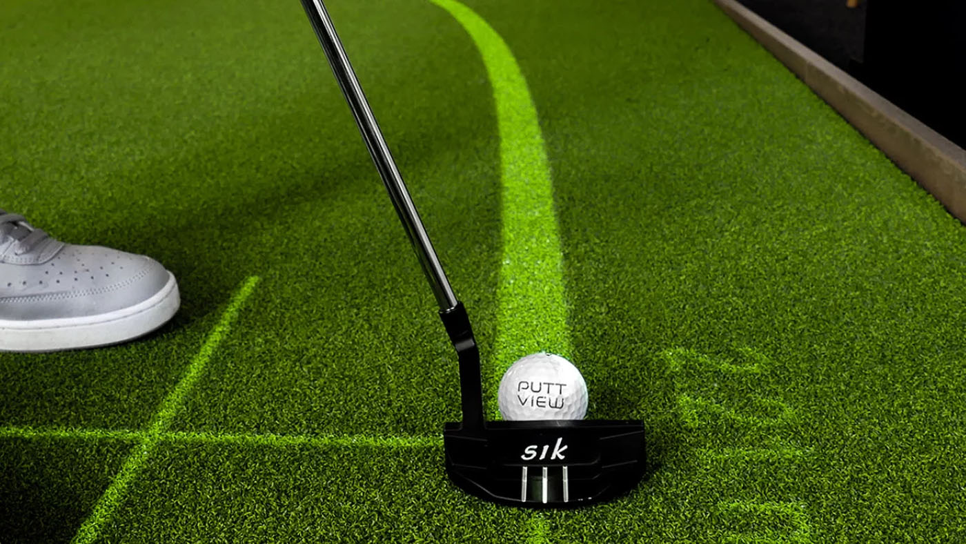 A close up shot of Tee Box Puttview.